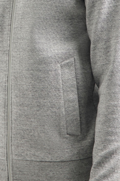 NO-EXCESS sweater full zip stand up-collar re